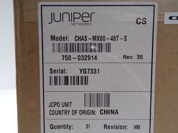 Juniper CHAS-MX80-48T-S