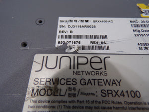 Juniper SRX4100-SYS-JB-AC