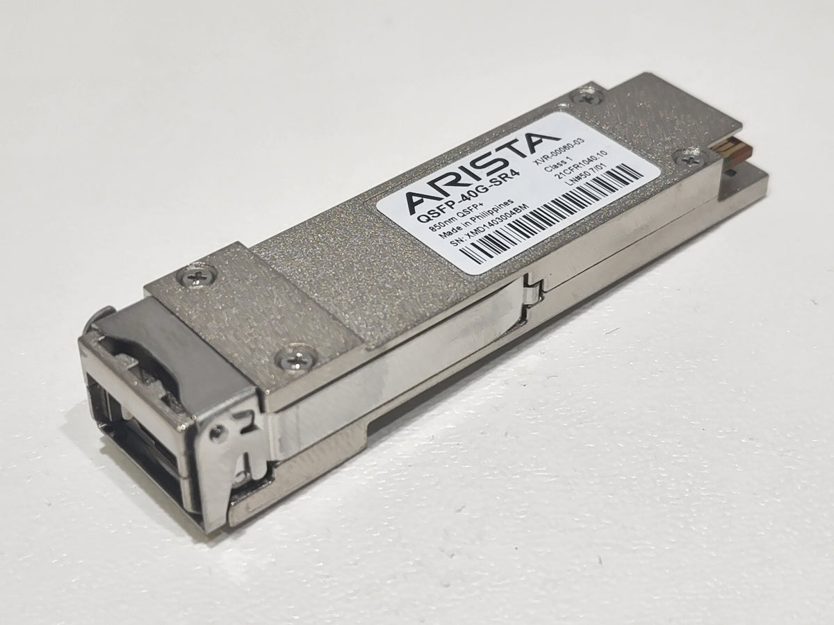 Arista QSFP-40G-PLRP4 40GbE LR4 QSFP+ Optical Transceiver Module (Used - Pulls)