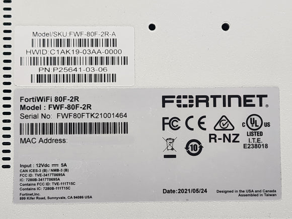 Fortinet FWF-80F-2R