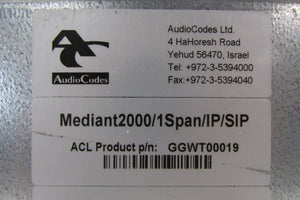 AudioCodes GGWT00019