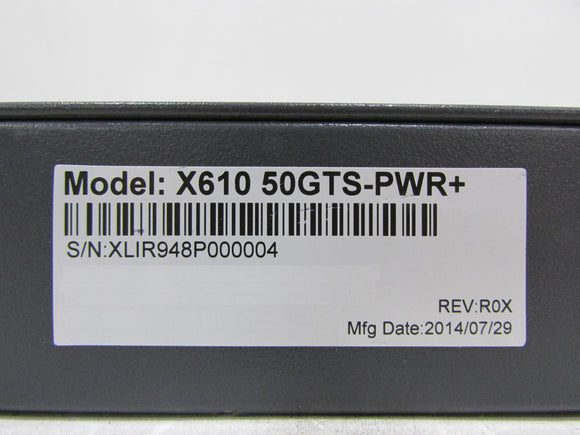 Avaya X610 50GTS-PWR+