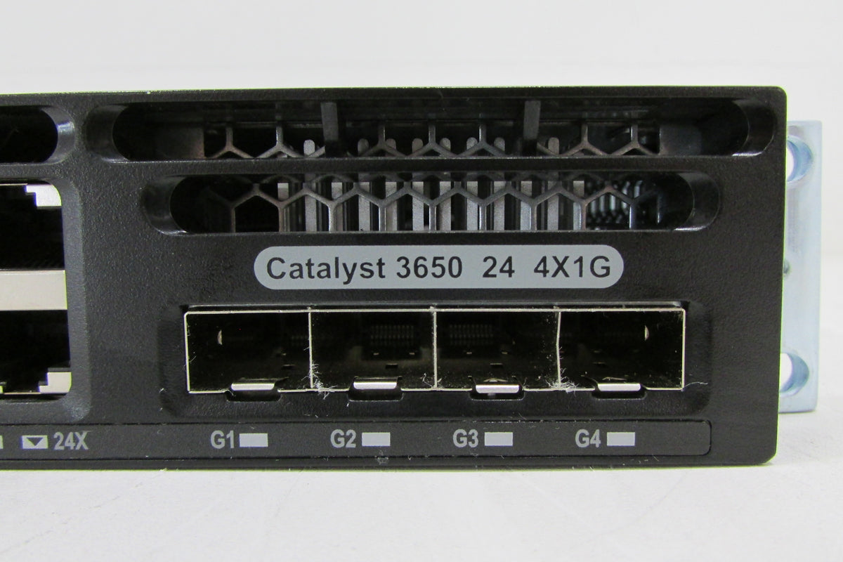 Cisco WS-C3650-24TS-E V04 03.06.09E 24-Port Switch 初期化済み