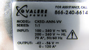 VALERE POWER CK5D-ANN-VV