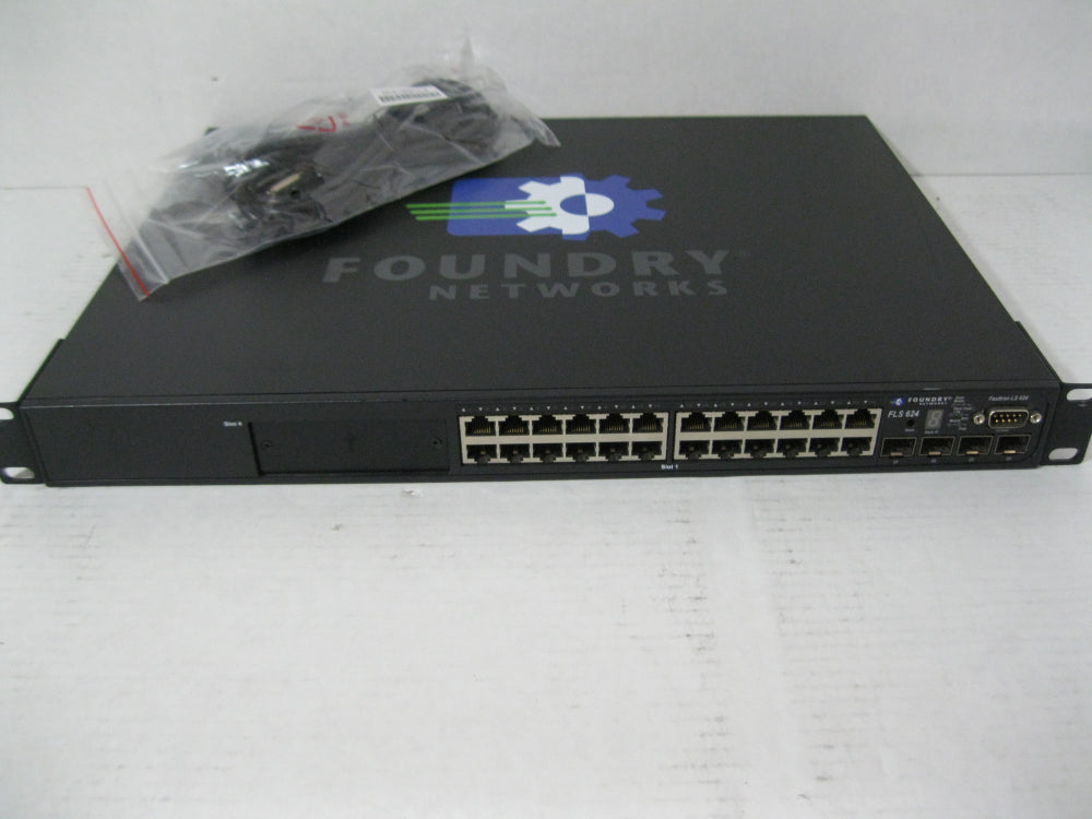 FOUNDRY NETWORKS EdgeIron 24G-A【 EIF24G-A 】24ポート ギガビット イーサネット・スイッチ