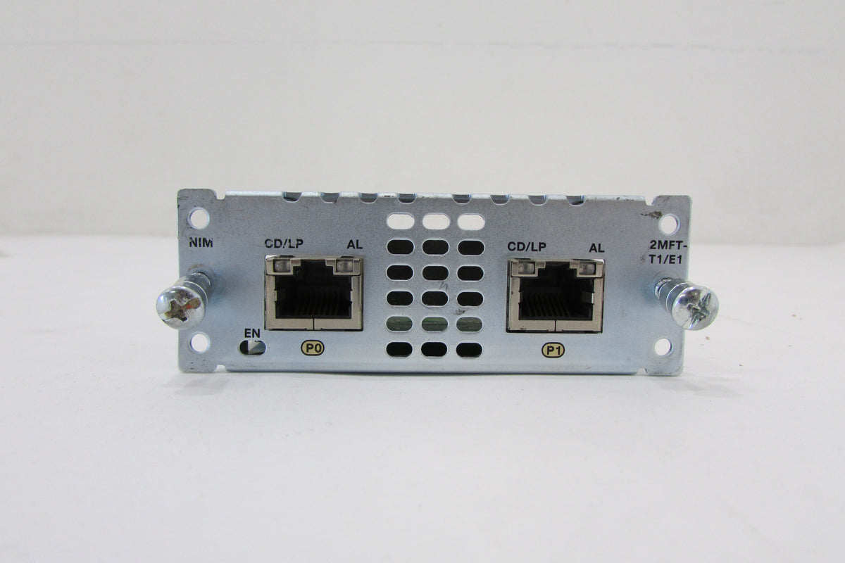 Sealed New Nim-2mft-t1/e1 Cisco Isr 4000 Voice And Wan Network Interface Module Sealed New Nim-2mft-t1/e1 Cisco Isr 4000 Voice And Wan Network Interface Module