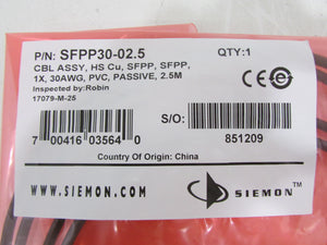 Siemon SFPP30-02.5