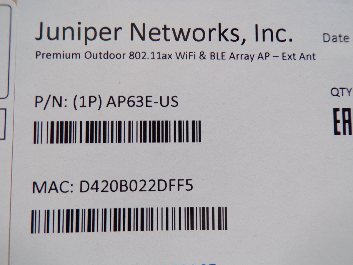 Juniper AP63E-US – NW Remarketing Inc