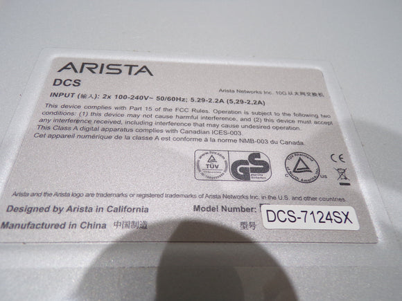 Arista DCS-7124SX-D