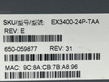 Juniper EX3400-24P-TAA