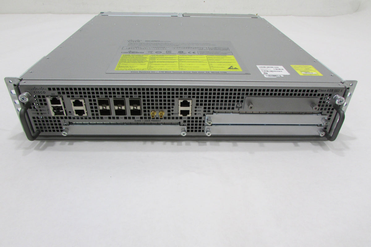 Routeur Cisco ASR1002-5G/K9 – 4GB DRAM, 8GB Flash – Double Alimentation – Garantie 60 Jours