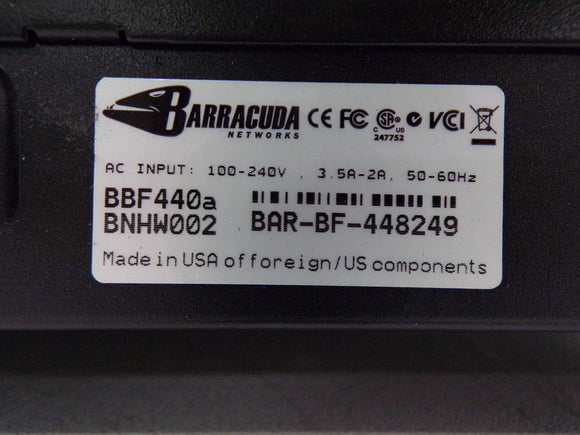 Barracuda BBF440a