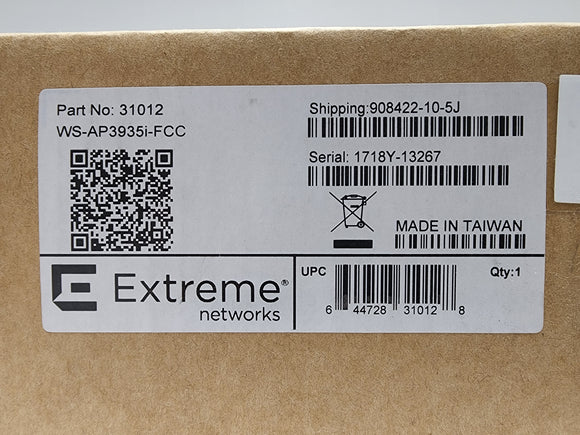 Extreme Networks WS-AP3935i-FCC
