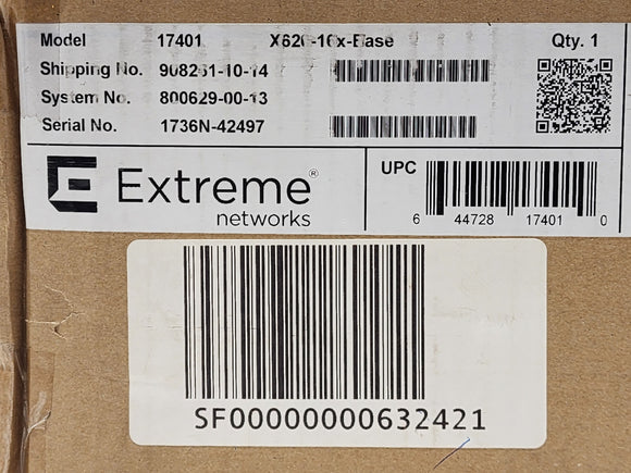 Extreme Networks x620-16x-BASE