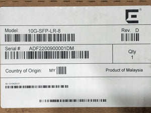 Extreme Networks 10G-SFP-LR-8