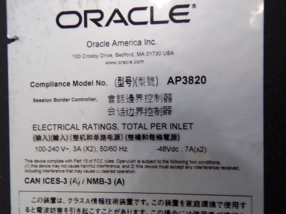 Oracle AP3820