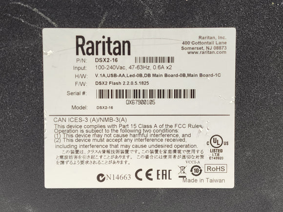 Raritan DSX2-16