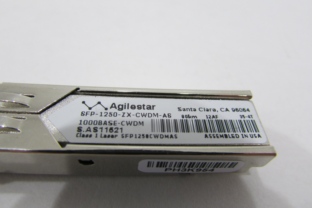 Agilestar SFP-1250-ZX-CWDM-AS – NW Remarketing Inc