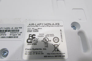 Cisco AIR-LAP1142N-A-K9 – NW Remarketing Inc