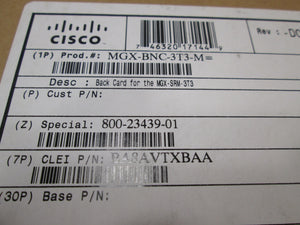 Cisco MGX-BNC-3T3-M