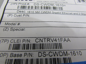 Cisco DS-CWDM-1610