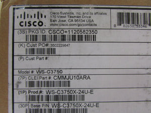 Cisco WS-C3750X-24U-E