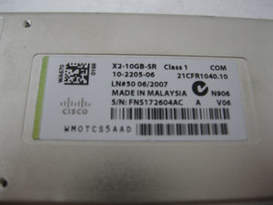 Cisco X2-10GB-SR 10-2205-02