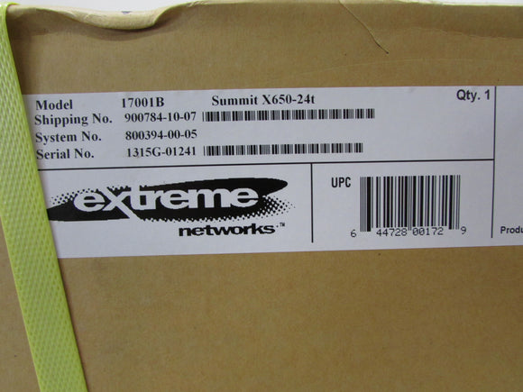 Extreme Networks X650-24T
