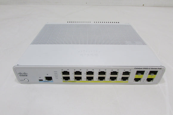 Cheap Cisco WS-C2960C-12PC-L 12 Port Switch