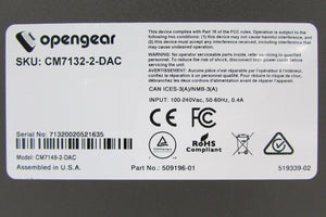 Opengear CM7132-2-DAC