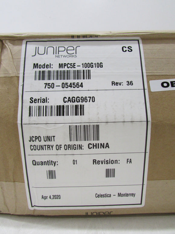 Juniper MPC5E-100G10G
