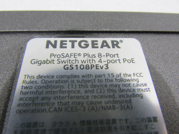 NETGEAR GS108PEv3 – NW Remarketing Inc