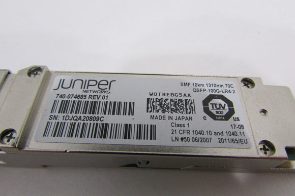 Juniper QSFP-100G-LR4-2