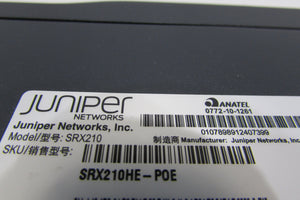Juniper SRX210HE-POE