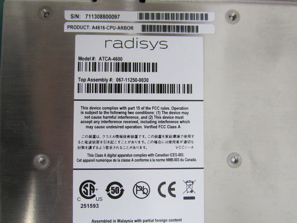 Radisys ATCA-4600