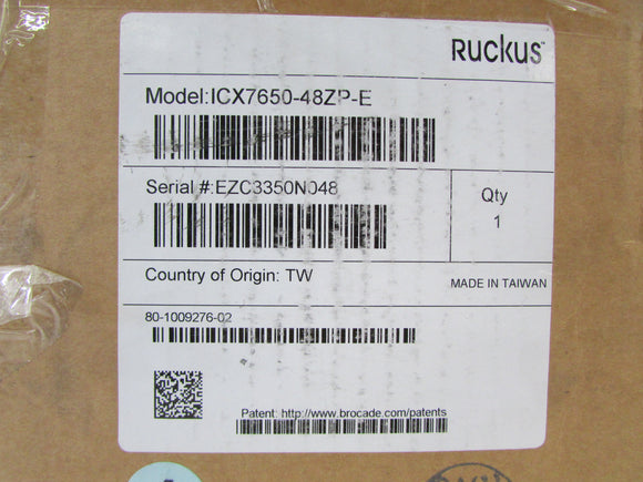 Ruckus ICX7650-48ZP-E