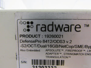 Radware DP-8412