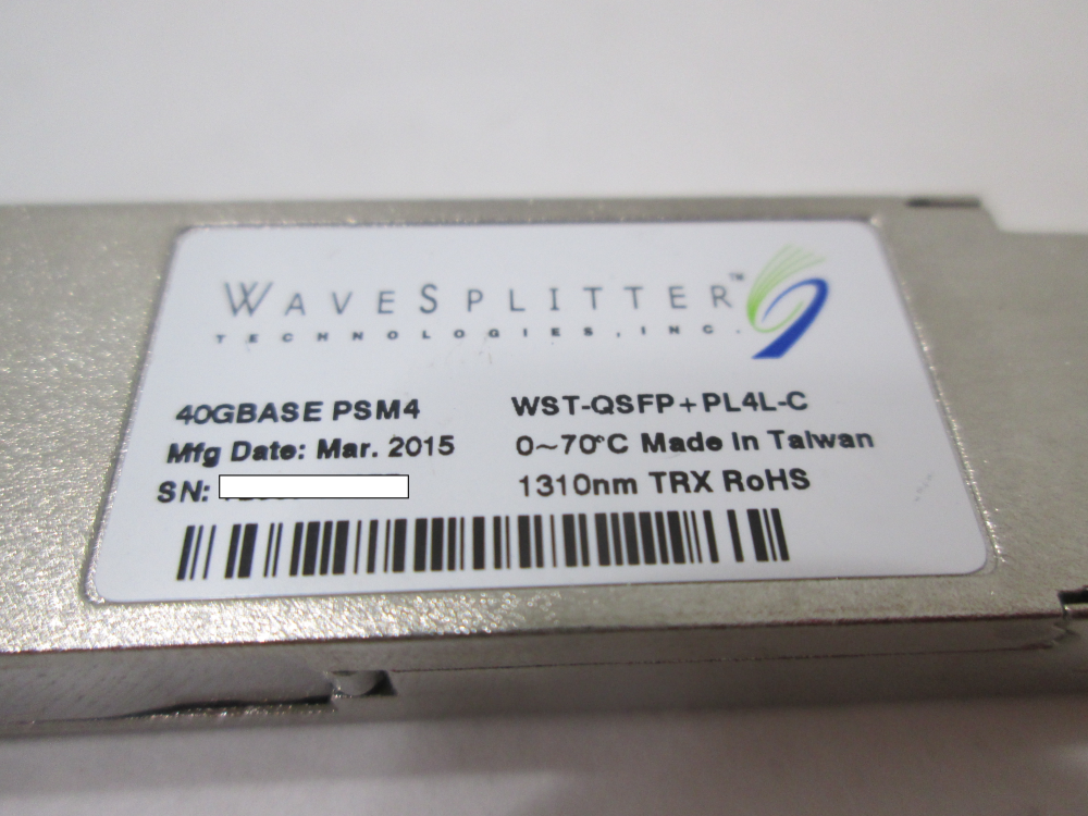 WST-QSFP+eSR4-C WaveSplitter Original 40GBASE-eSR4 QSFP+ Optical WST-QSFP+eSR4-C WaveSplitter Original 40GBASE-eSR4 QSFP+ Optical
